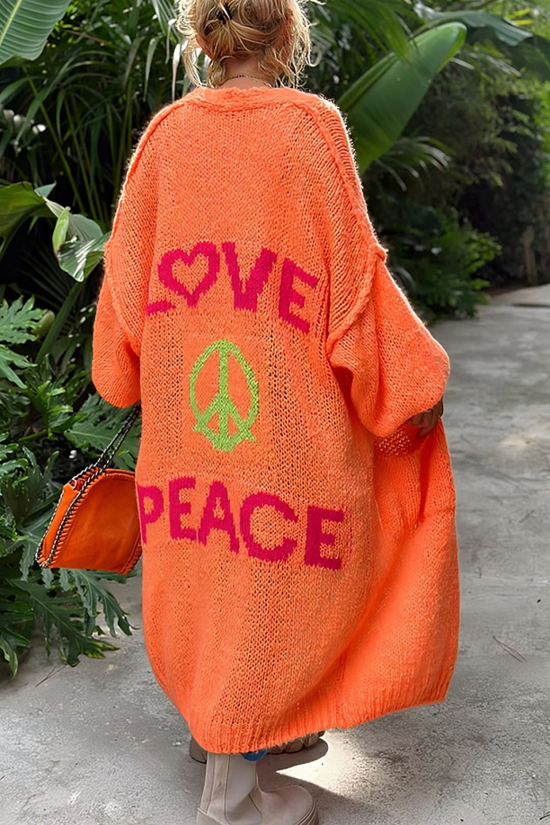 P'LOVE - PEACE VIBE CARDIGAN