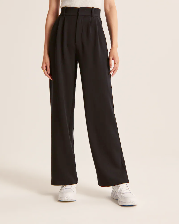 Mila Wide-Leg Tailored Pants