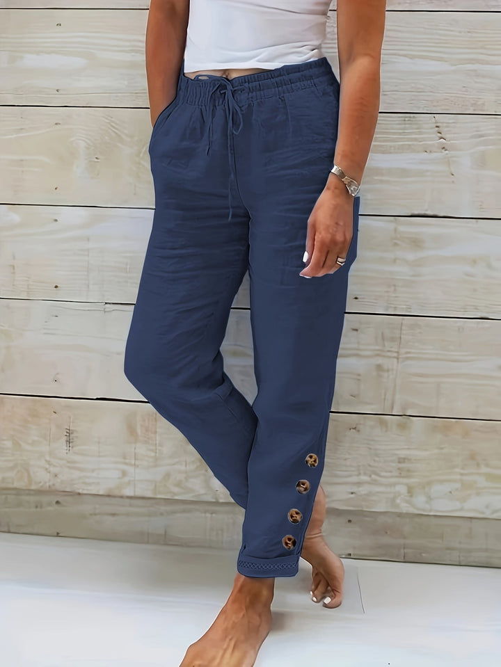 Delilah Pocket Chic Drawstring Pants