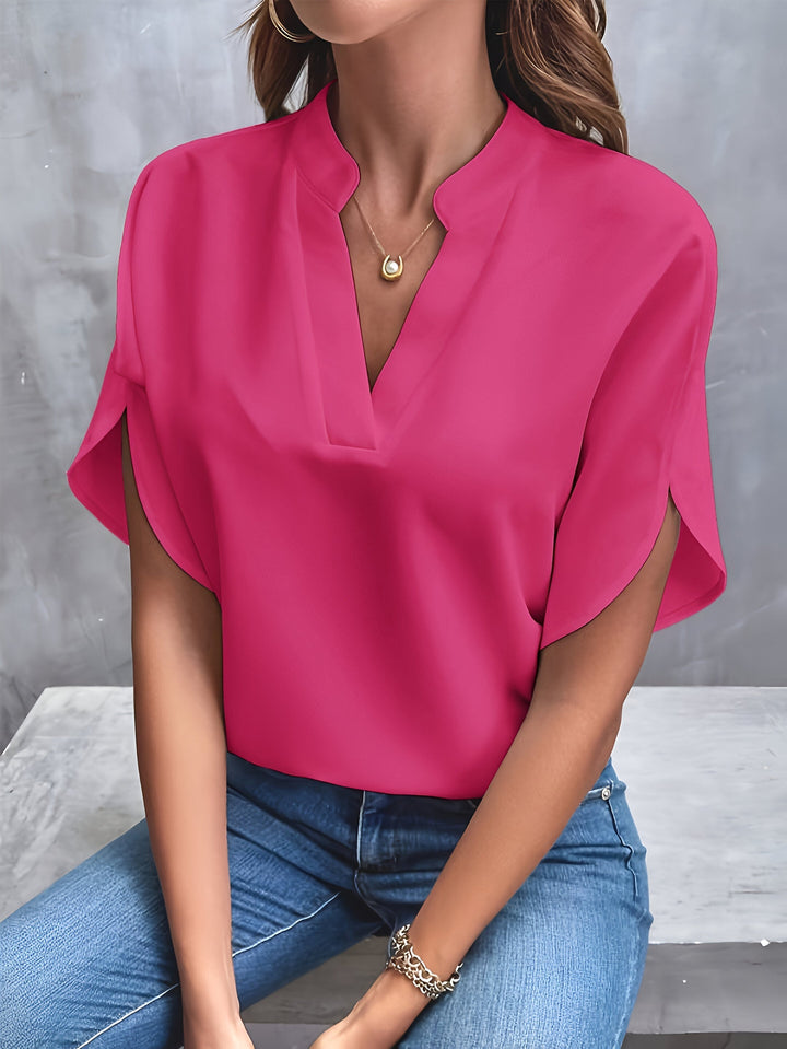 Karoline - Elegant V-neck Blouse