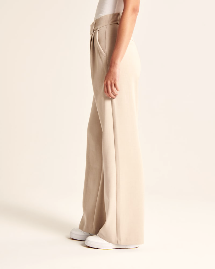 Mila Wide-Leg Tailored Pants