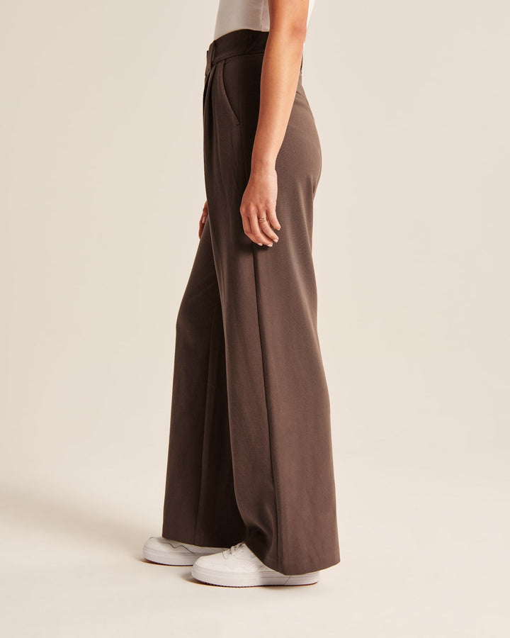 Mila Wide-Leg Tailored Pants