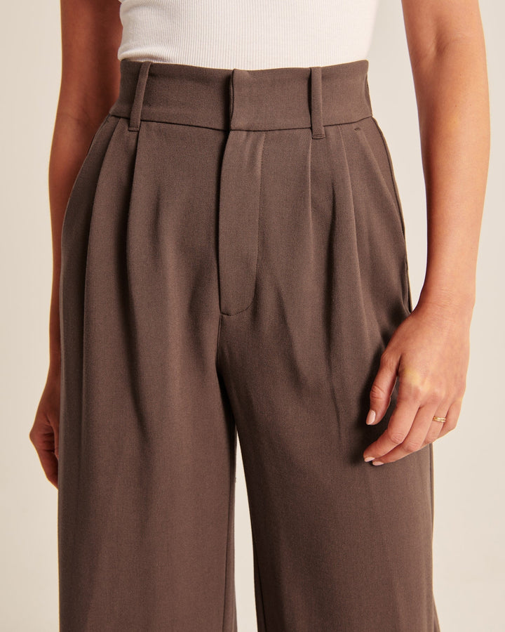 Mila Wide-Leg Tailored Pants