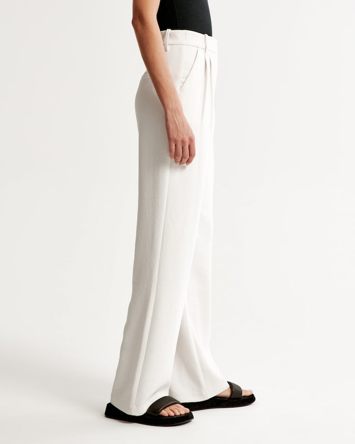 Mila Wide-Leg Tailored Pants