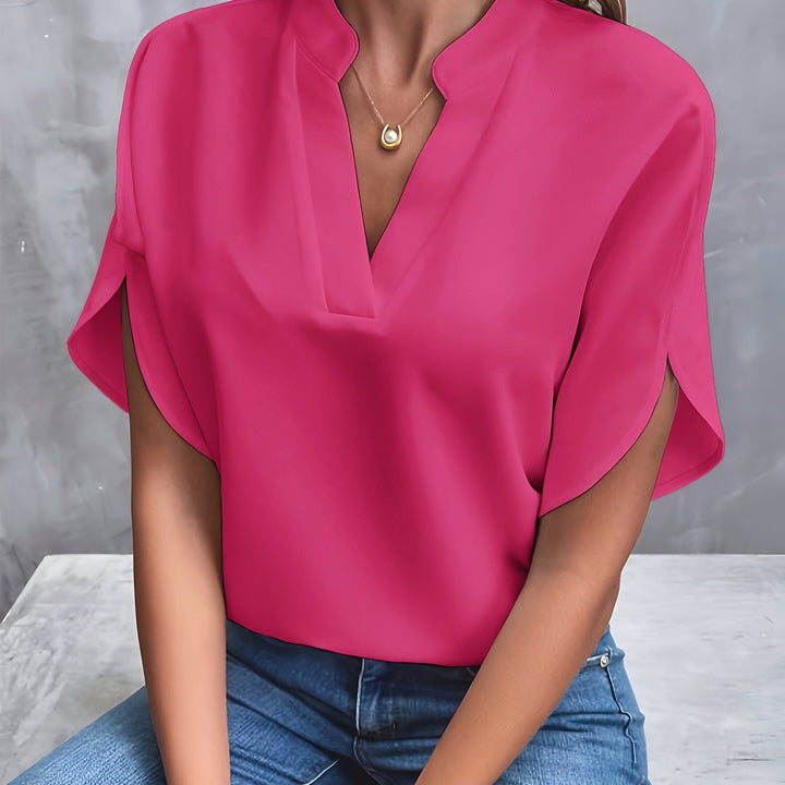 Karoline - Elegant V-neck Blouse