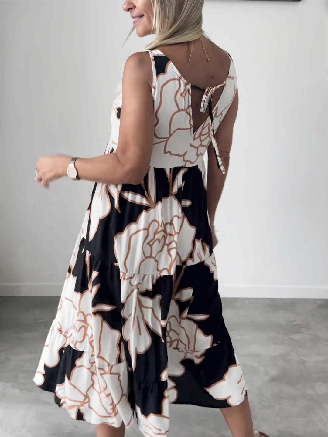 Serene | Stylish Floral Print Dress