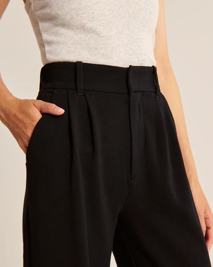 Mila Wide-Leg Tailored Pants