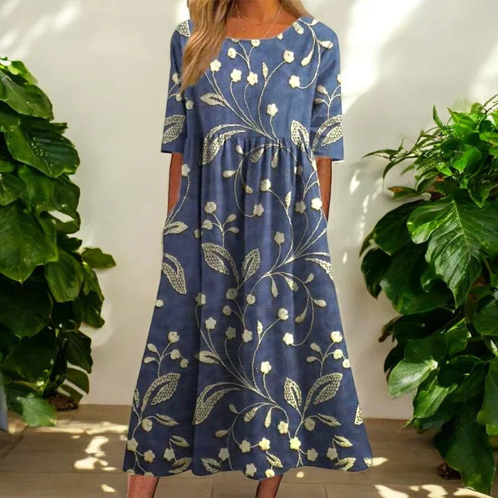 Haren Floral Midi Dress